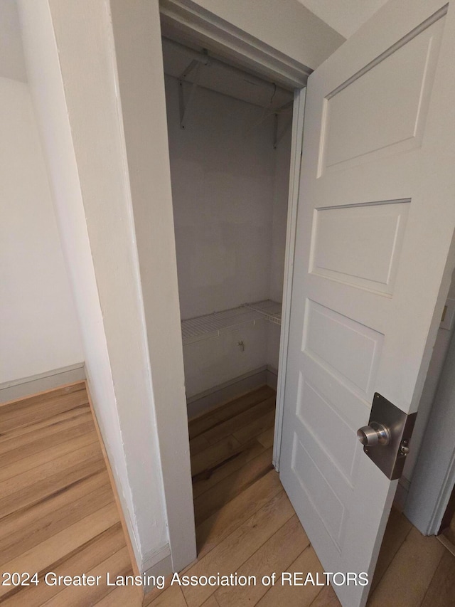 view of closet