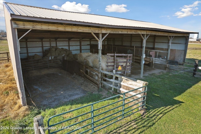 view of stable