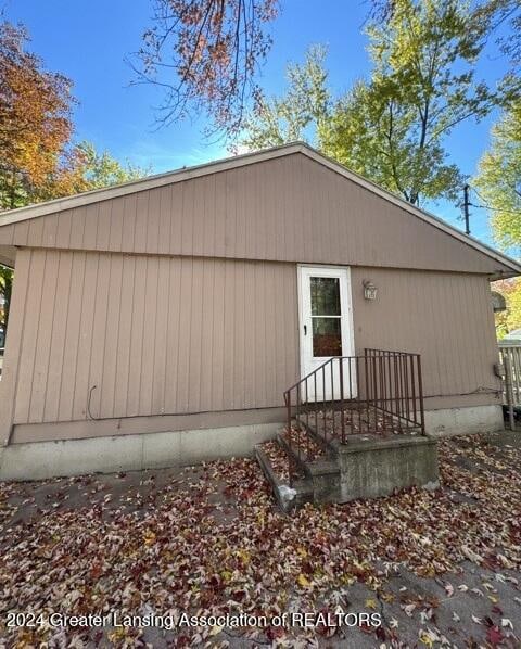 view of rear view of property