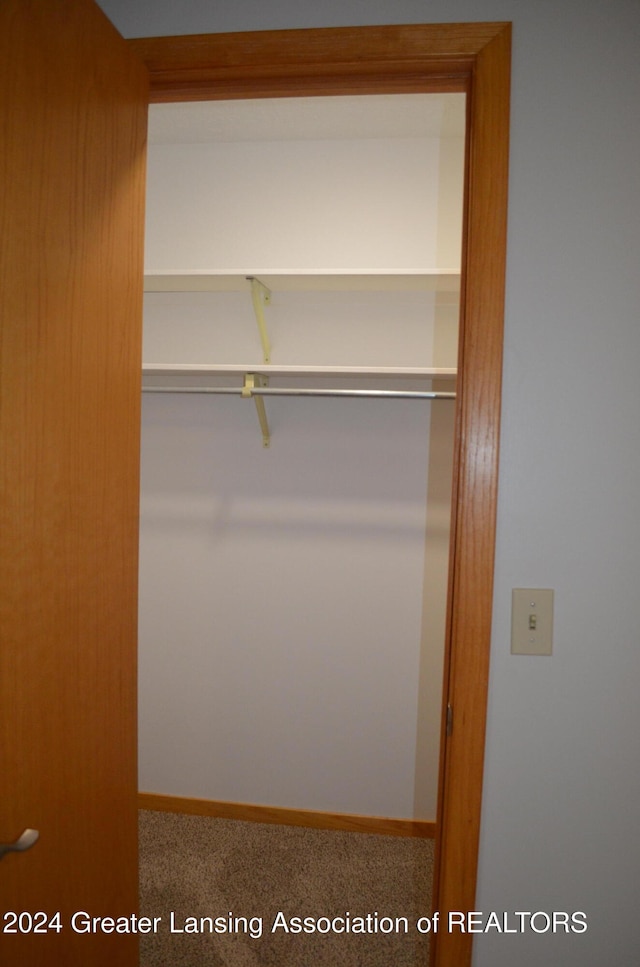 view of closet