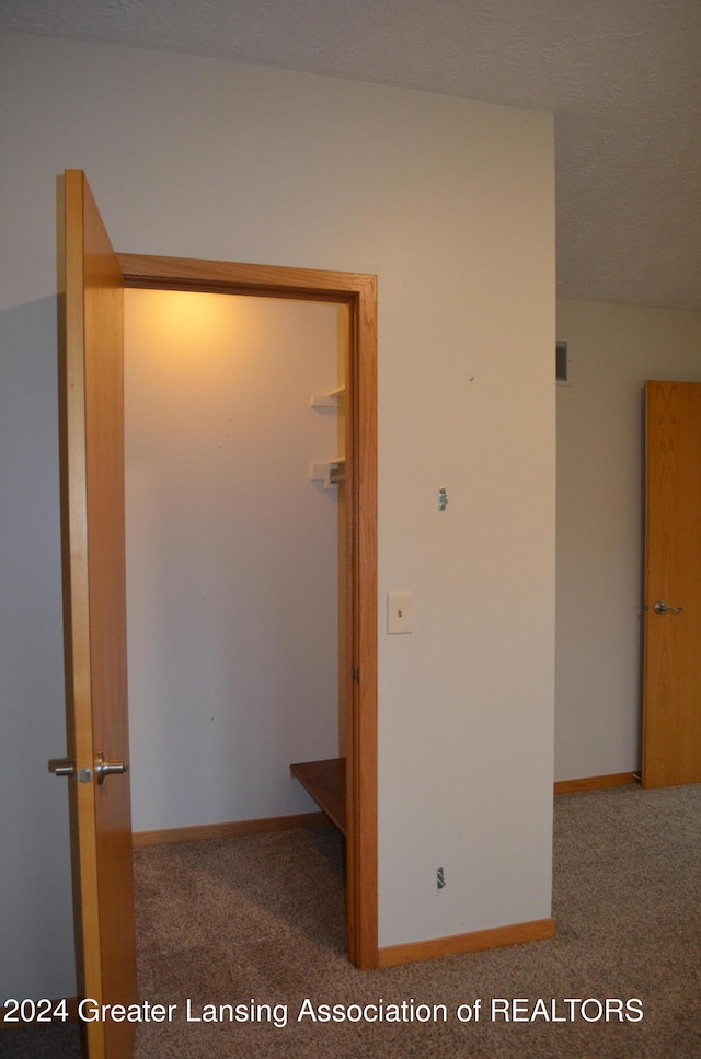 corridor featuring carpet