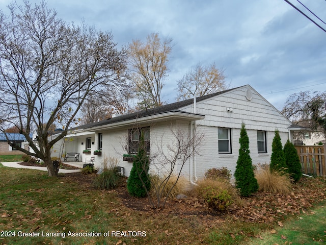 view of property exterior