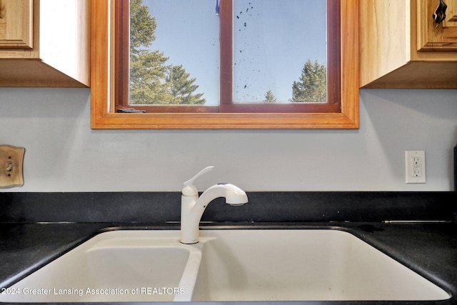 interior details with sink