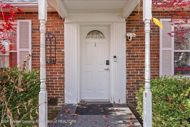 view of entrance to property