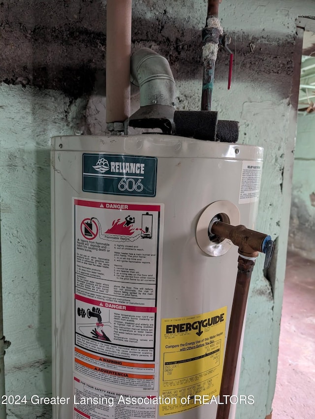 utilities with gas water heater