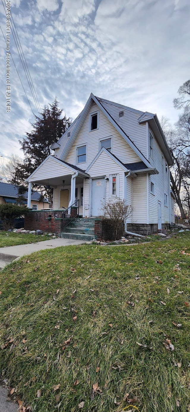 view of front of home