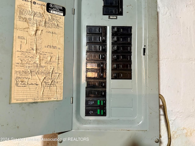 utility room featuring electric panel