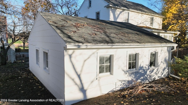 view of home's exterior