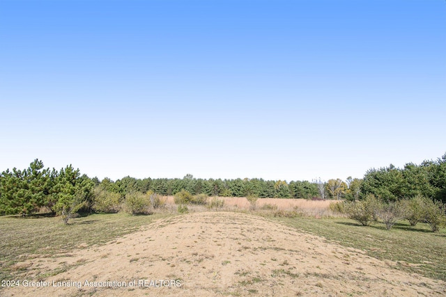 view of landscape with a rural view