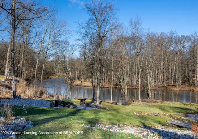 property view of water