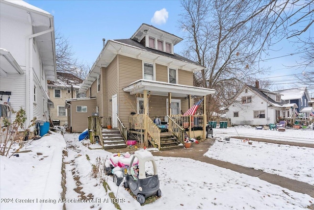 view of front of property