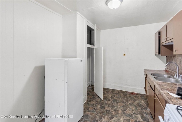 kitchen with sink and range