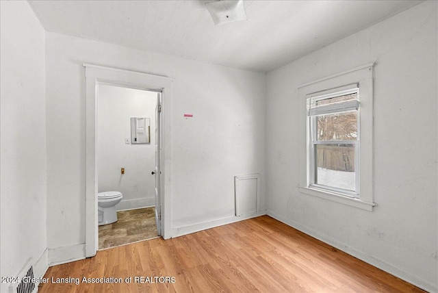 interior space featuring light wood-type flooring