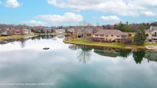 property view of water