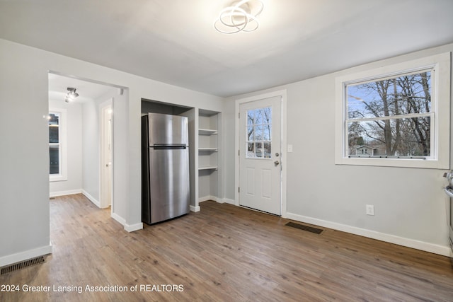 interior space featuring hardwood / wood-style floors