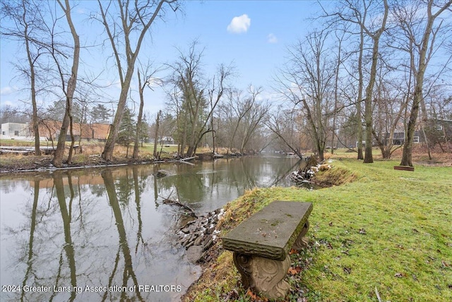 view of water feature