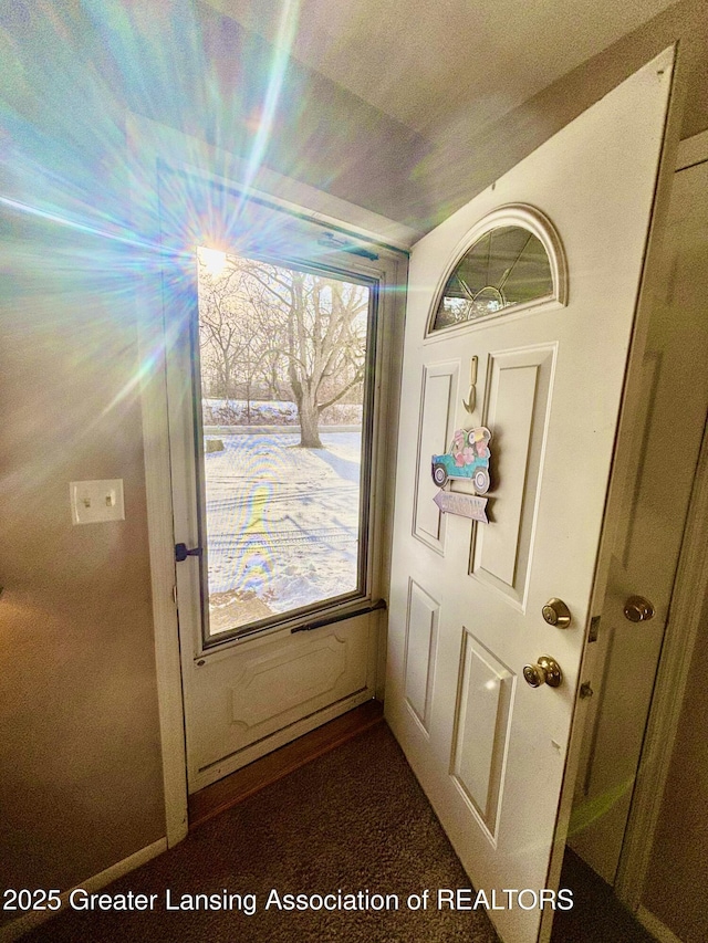 doorway with a healthy amount of sunlight