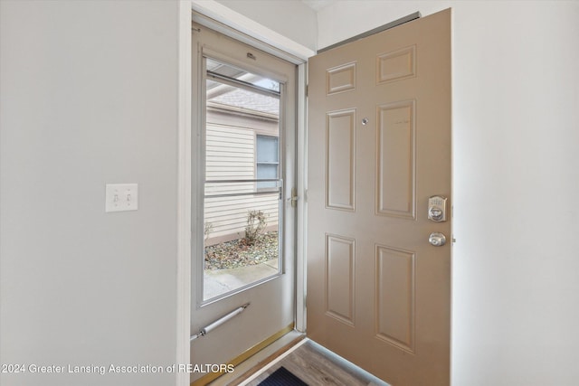 doorway with a healthy amount of sunlight