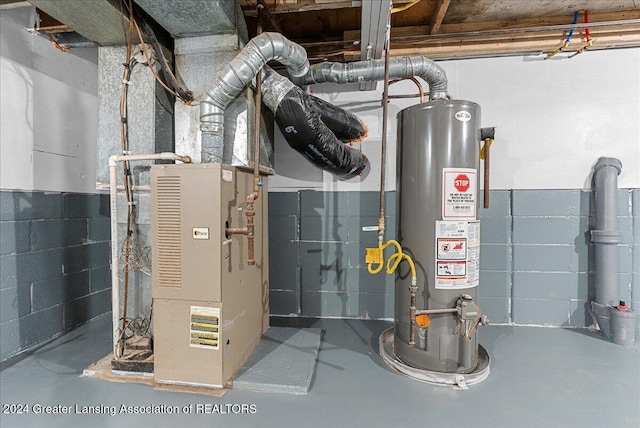 utilities with gas water heater