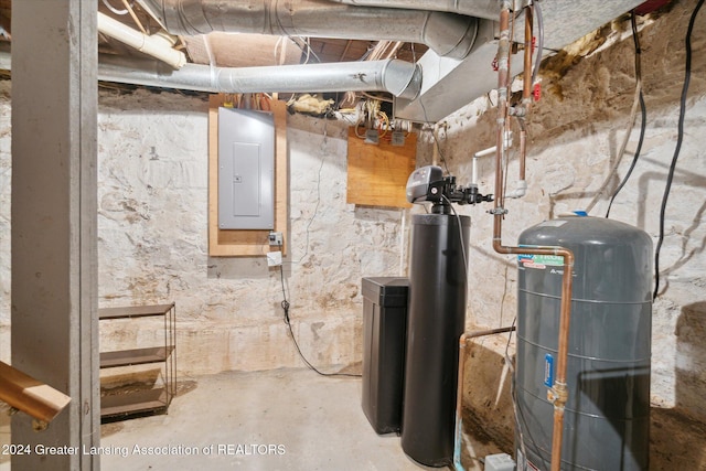 utility room with electric panel