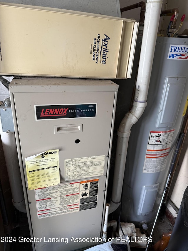 utilities with electric water heater