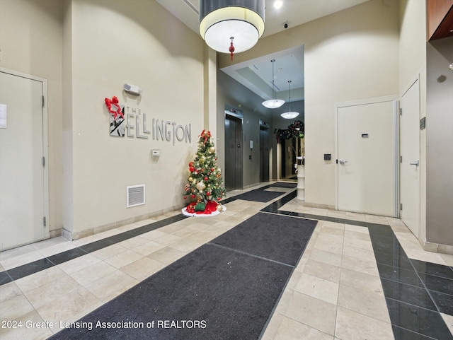 view of community lobby