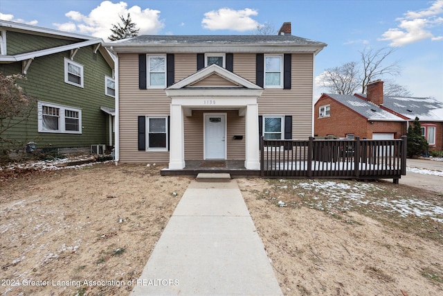 view of front of home