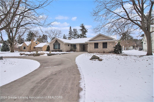 view of front of home