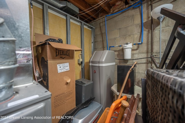 view of utility room