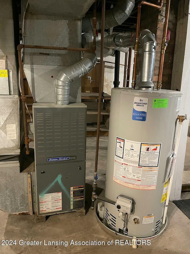 utilities featuring water heater