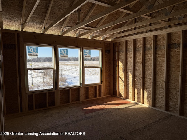 miscellaneous room featuring a wealth of natural light