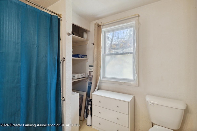 bathroom with toilet