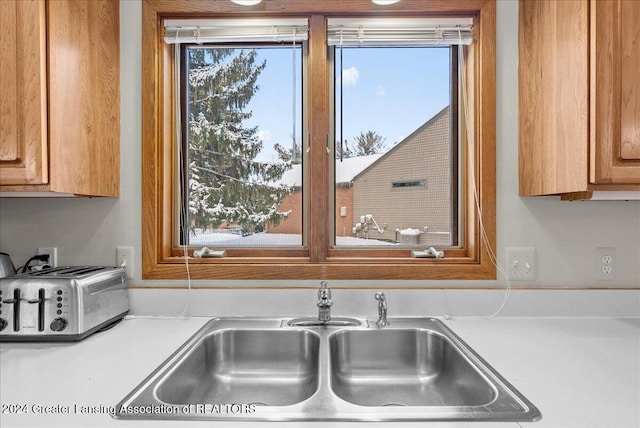 kitchen featuring sink