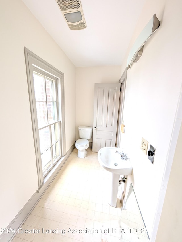 bathroom with toilet