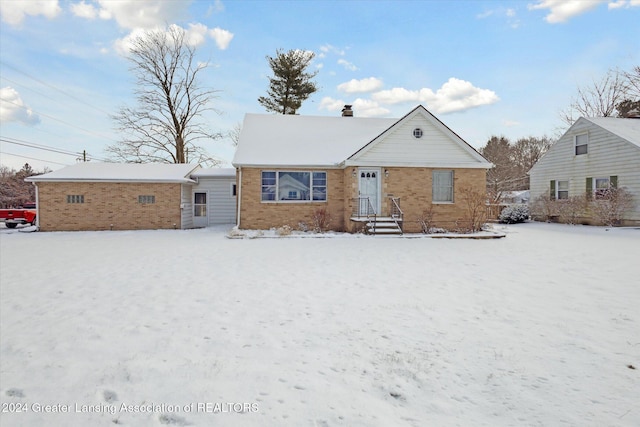 view of front of home