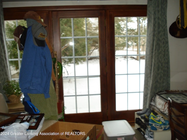 entryway featuring plenty of natural light