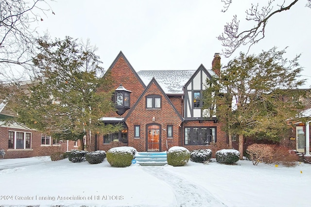 view of tudor house