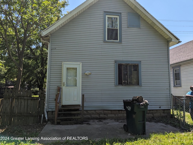 view of back of house