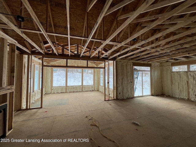 miscellaneous room featuring a wealth of natural light