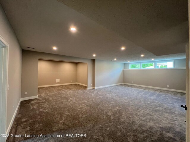 6097 Southridge Rd, East Lansing, MI 48823 - carpeted spare room with recessed lighting and baseboards
