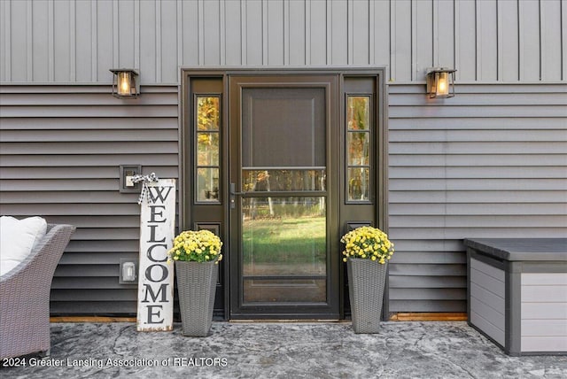 view of entrance to property