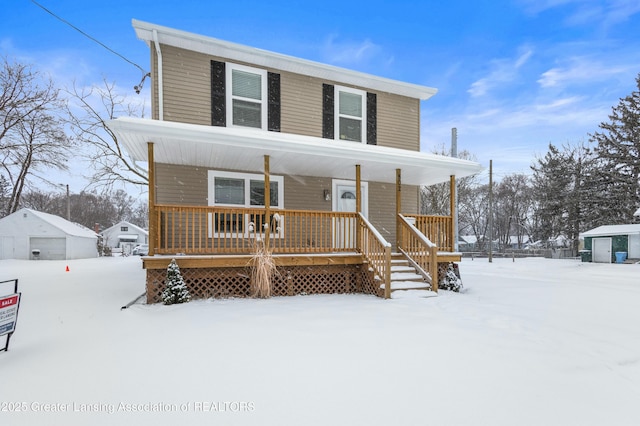 view of front of house featuring a porch