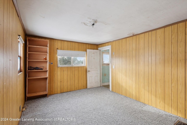 empty room with carpet floors