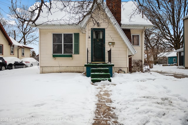 view of bungalow-style house