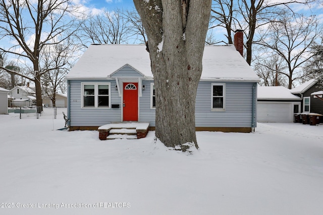 view of front of property