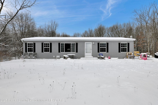 view of manufactured / mobile home