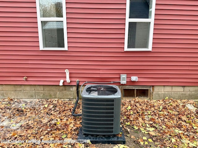 exterior details featuring central air condition unit