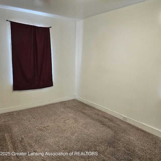 empty room with carpet floors