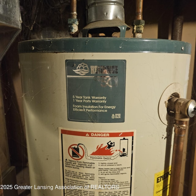 utilities featuring water heater