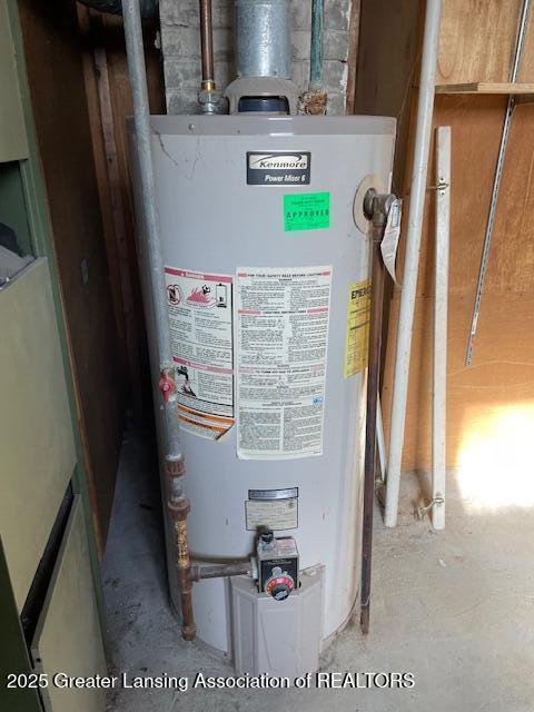 utilities featuring water heater